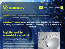 Tablet Screenshot of elektro-tv.cz